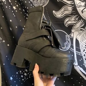 Current Mood Made in Hell Platform Boots